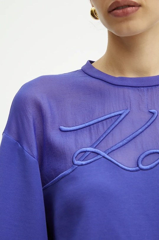 Dukserica Karl Lagerfeld 246W1806 ljubičasta