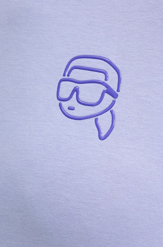 Karl Lagerfeld bluza 246W1815 fioletowy