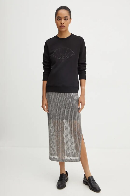 Кофта Karl Lagerfeld 246W1817 чёрный AW24