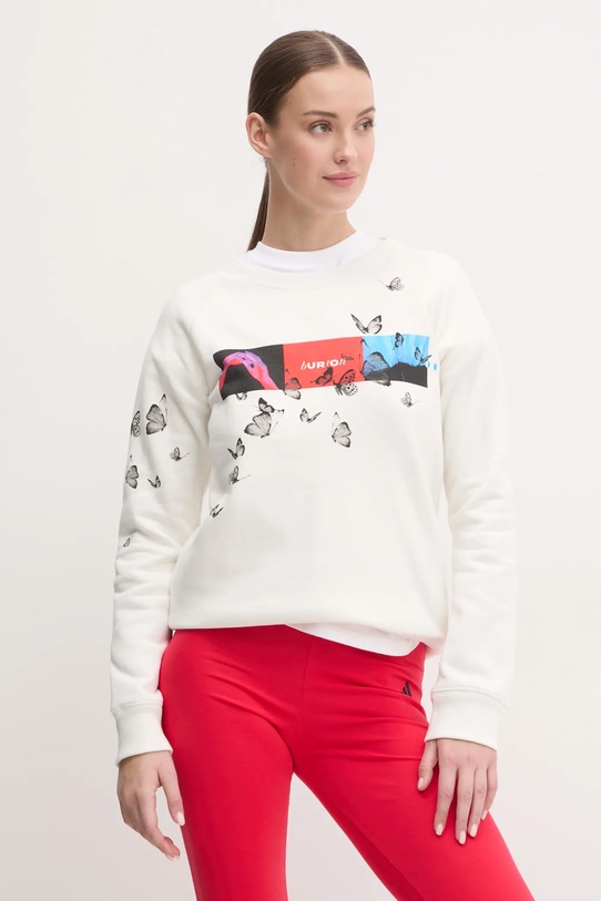 Burton bluza print alb 243371