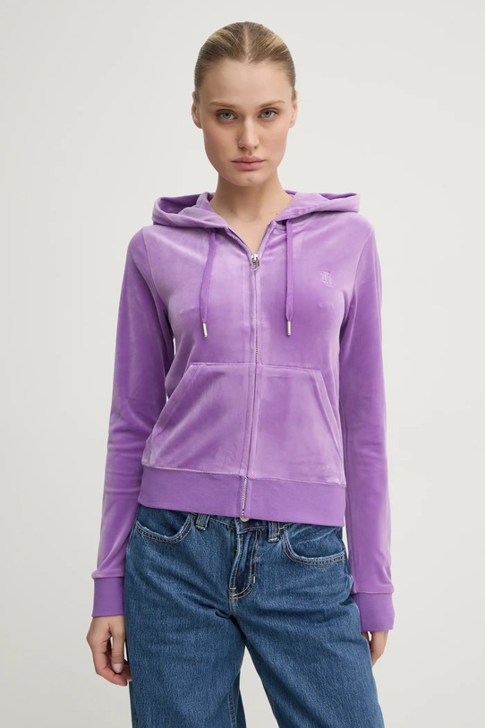 Îmbrăcăminte Juicy Couture bluza ROBERTSON CLASS JCAP176.695 violet