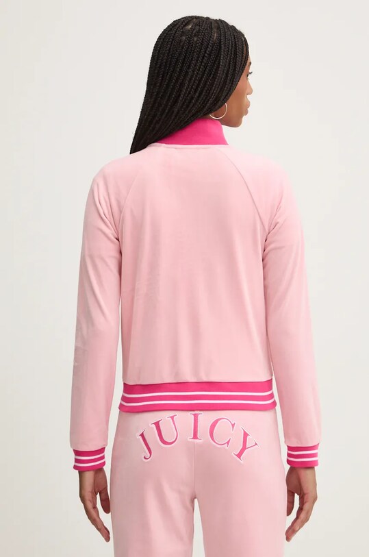 Одежда Кофта из велюра Juicy Couture TANYA TRACKTOP JCSCT224417.121 розовый
