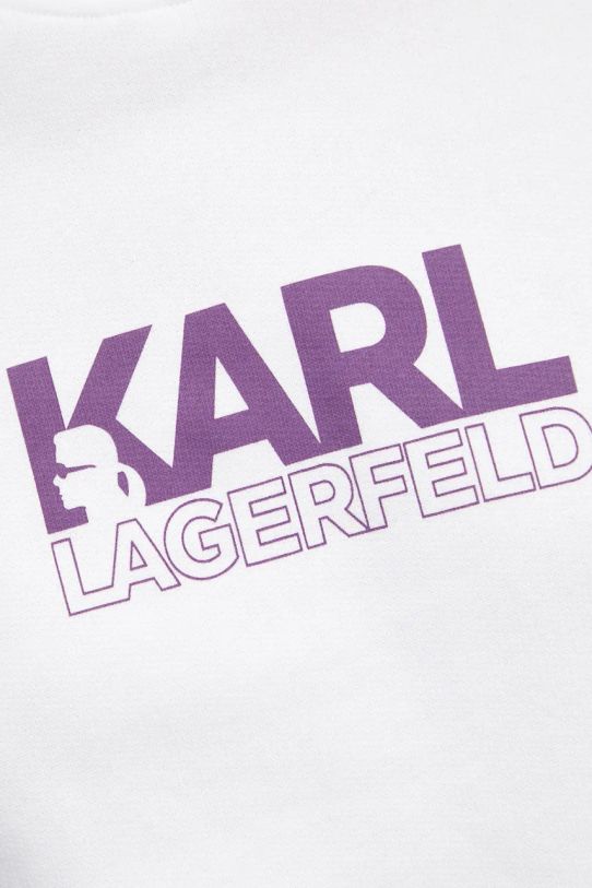 Бавовняна кофта Karl Lagerfeld 24WW1803 білий