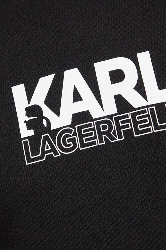 Karl Lagerfeld bluza bawełniana czarny 24WW1803