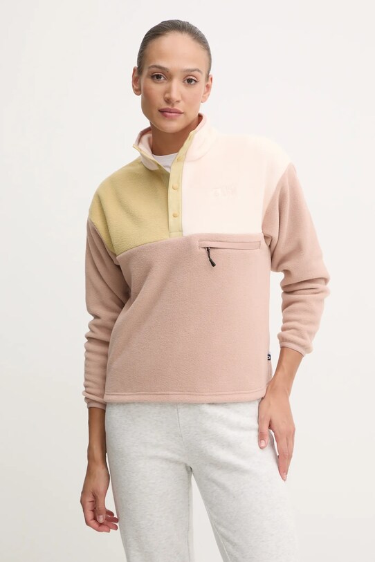 Picture bluză Arcca 1/4 Zip cu modele roz SWT0161
