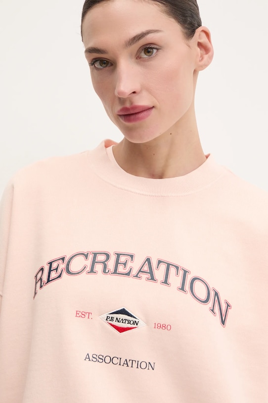 Mikina P.E Nation Recreation ružová 244F404