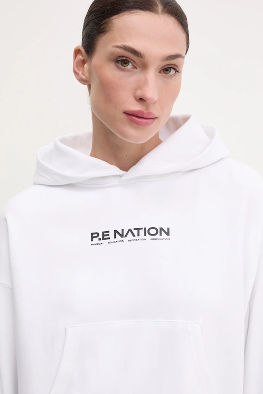 P.E Nation bluza bawełniana Transition biały 244H277
