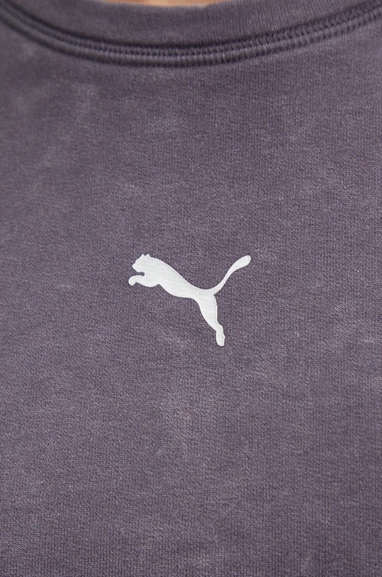 Βαμβακερή μπλούζα Puma 626799 μωβ