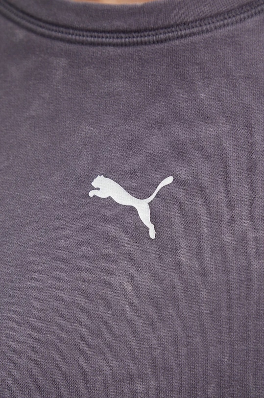 Puma bluza bawełniana 626799 fioletowy