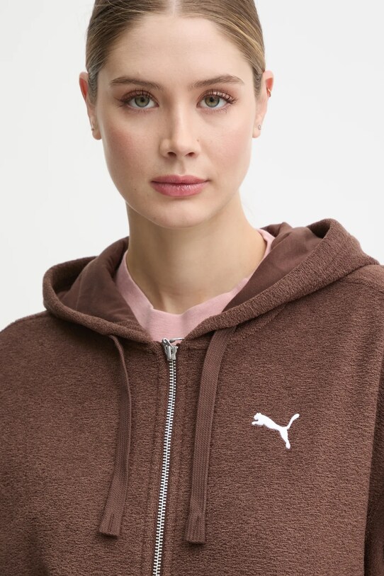 Μπλούζα Puma καφέ 681636