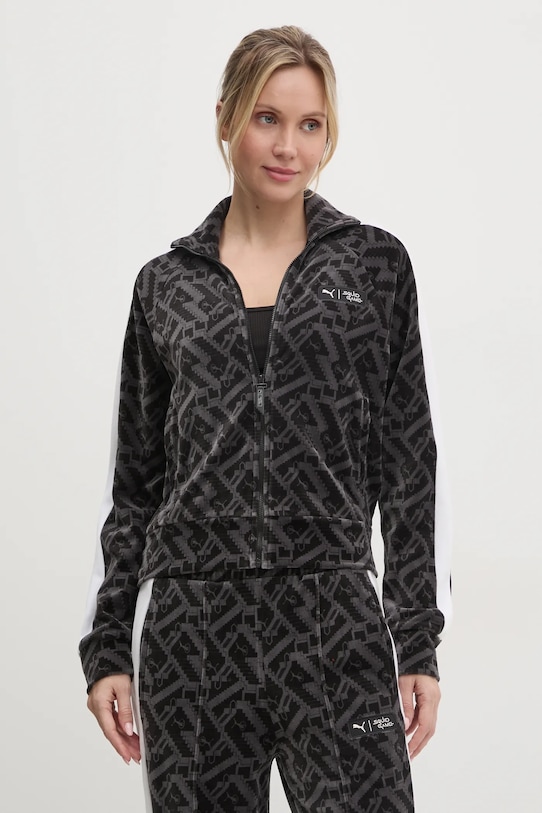 Puma bluza PUMA X SQUID GAME T7 cu modele gri 627432