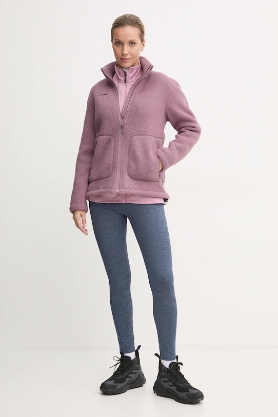 Mammut felpa da sport Falera 1014.05830 violetto AW25