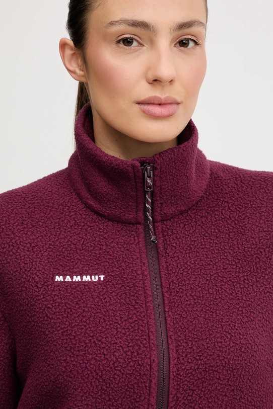 Mammut felpa da sport Falera granata 1014.05830