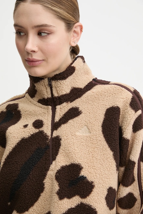 Φλις μπουφάν adidas Animal μπεζ IX3719