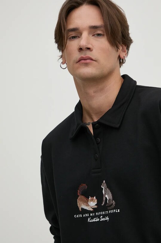 Kaotiko bluza czarny AO057.01.M002