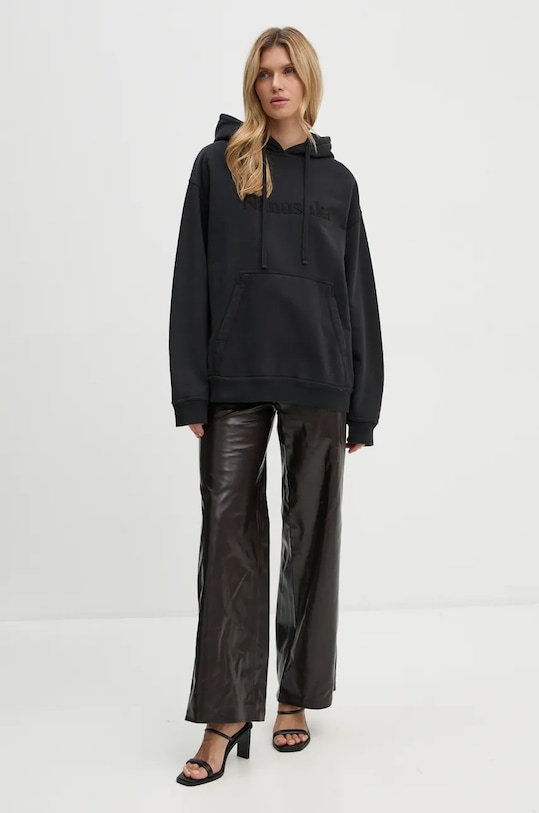 Хлопковая кофта Nanushka EVER NU24CRSH00199 чёрный AW24