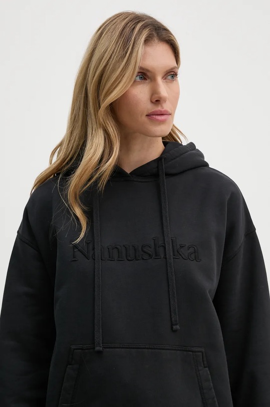 Хлопковая кофта Nanushka EVER чёрный NU24CRSH00199