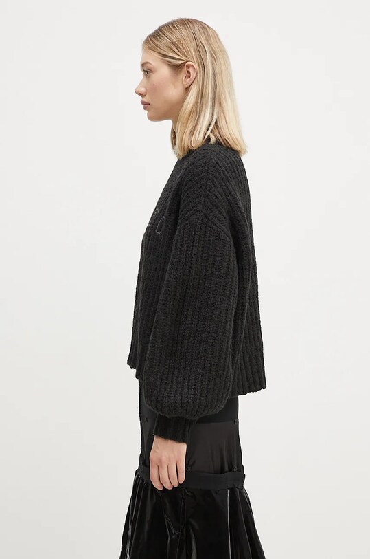 KSUBI pulover de lână Bookie Knit WFA24KW003 negru AW24