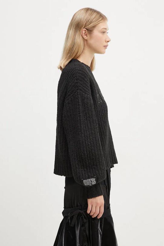 KSUBI maglione in lana Bookie Knit nero WFA24KW003