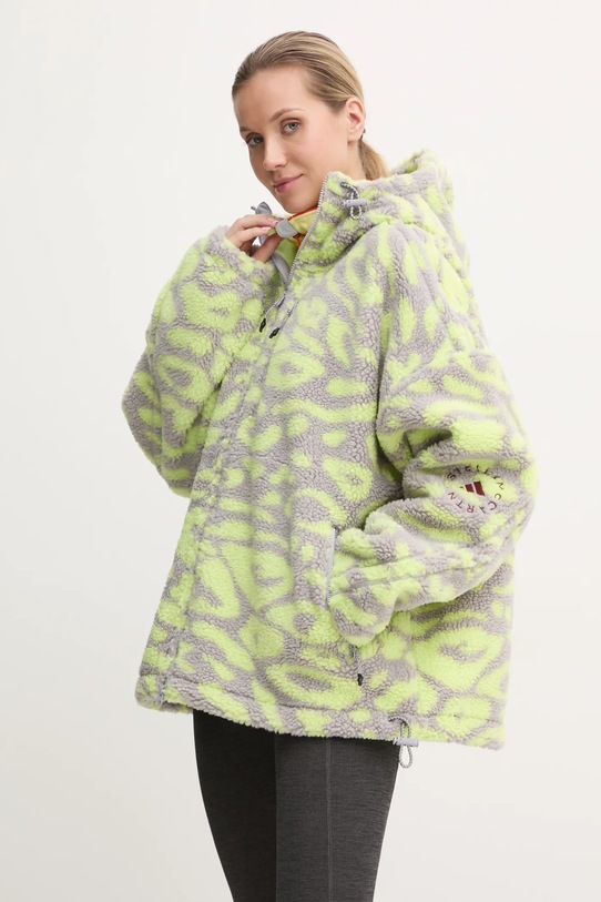 Sportska dukserica adidas by Stella McCartney Planet friendly zelena IW6354
