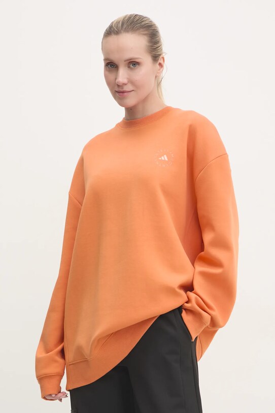 adidas by Stella McCartney bluză trening uni portocaliu IW9853