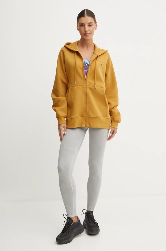 Mikina adidas by Stella McCartney JF6335 hnědá AW24