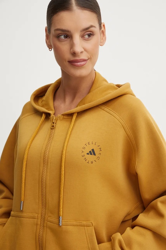 Mikina adidas by Stella McCartney hnědá JF6335