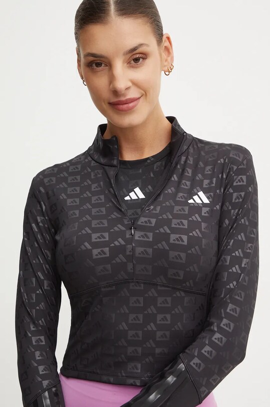 Тренувальна кофта adidas Performance Hyperglam чорний IK5501