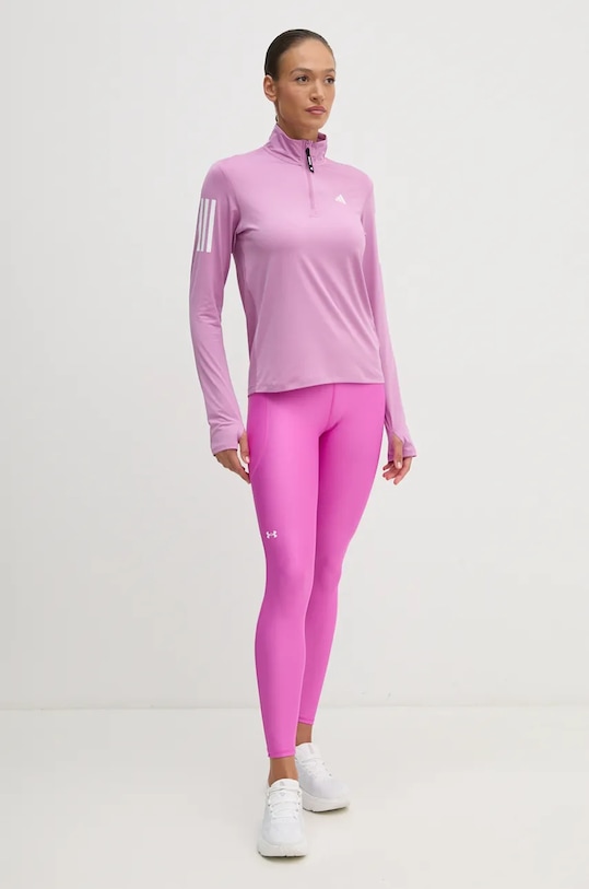 Joggingová mikina adidas Performance Own The Run IV5510 fialová AW24