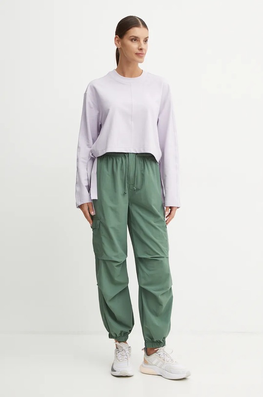 adidas Performance bluza do jogi IX0474 fioletowy AW24