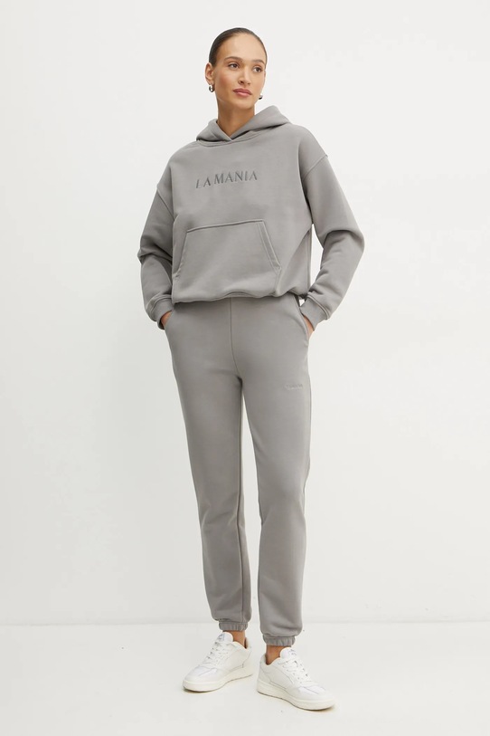 La Mania felpa BROOK BROOK grigio AW24