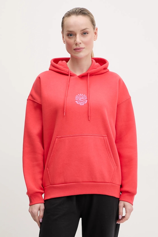 Dukserica Rip Curl ICONS OF SURF HERITAGE s kapuljačom crvena 06NWFL