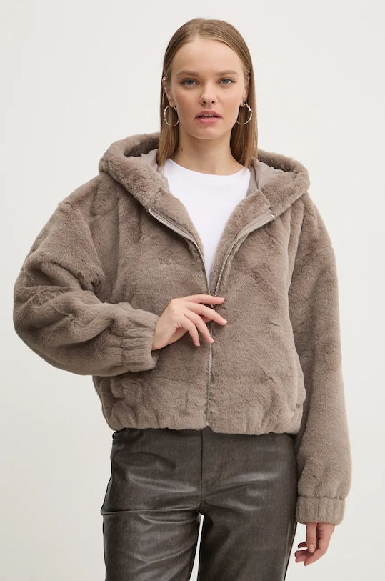 Mikina Hollister Co. s kapucí béžová KI344.4052.400