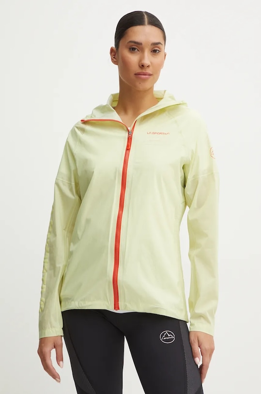 Спортивна куртка LA Sportiva Pocketshell з капюшоном зелений Q57736736