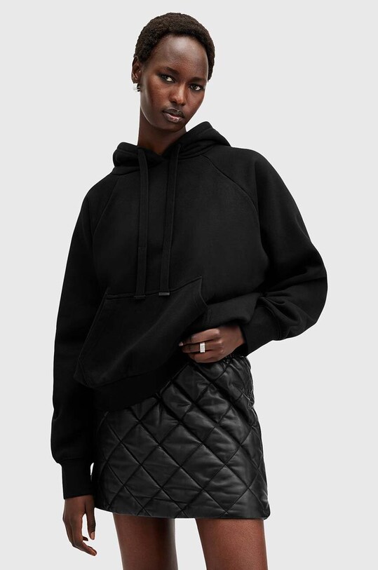 AllSaints hanorac de bumbac TALON UNDRGRND HOODY W051JB negru