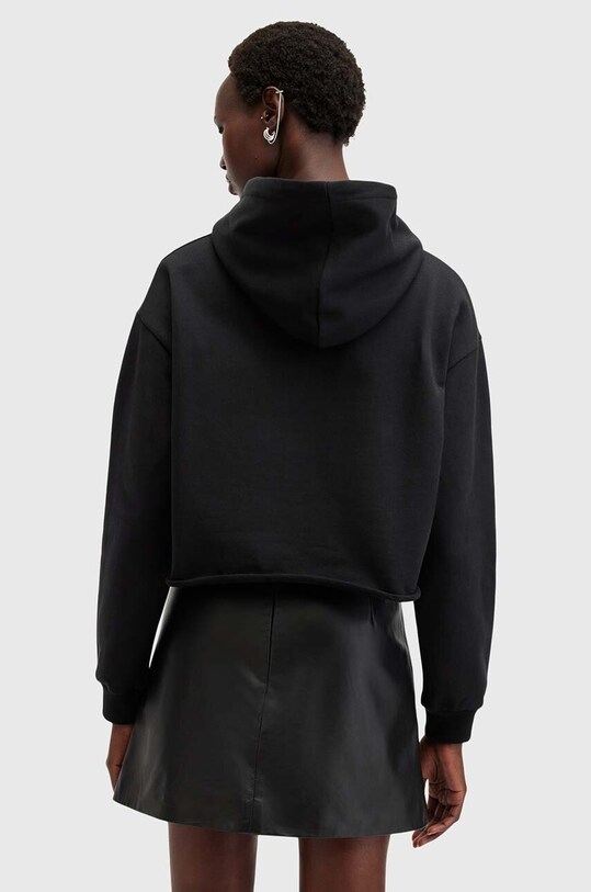 Ruházat AllSaints pamut melegítőfelső PIPPA SPARKLE HOODY W117JB fekete