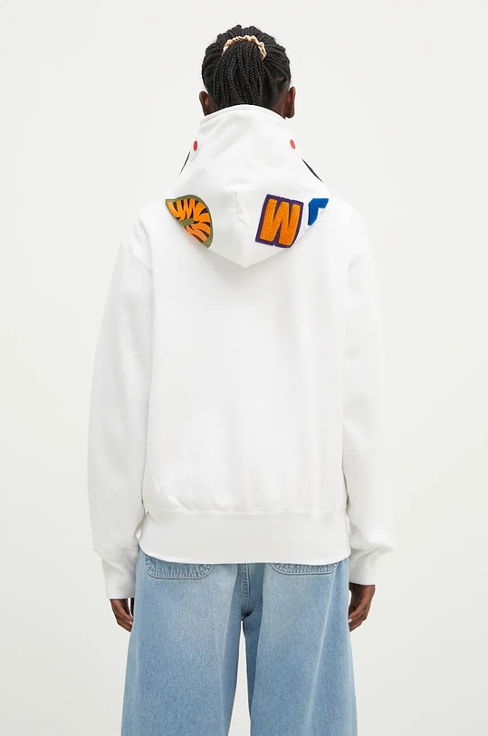 Одяг Бавовняна кофта A Bathing Ape Shark Full Zip 1K80215008 білий