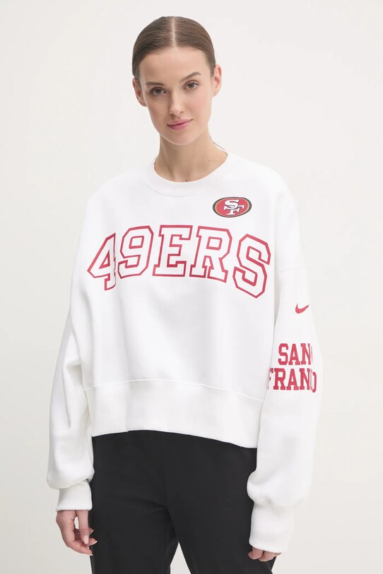 Nike felpa San Francisco 49ers senza bianco 01D7.11QR.73.AZ1