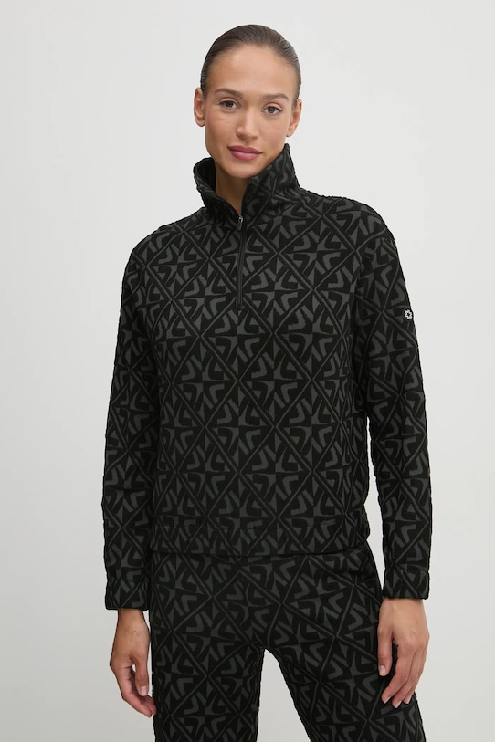 Newland maglione Amaris scollo a colletto alto nero N46510.167