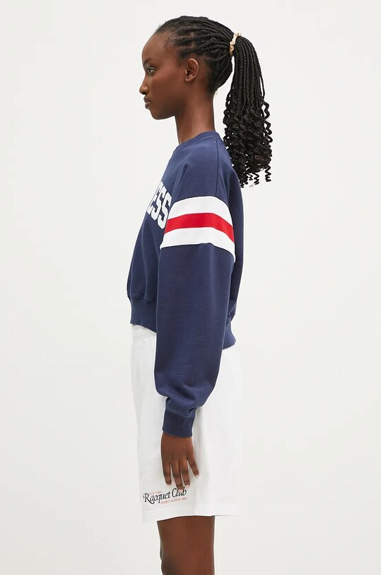 Sporty & Rich cotton sweatshirt Wellness Ivy WS058S406WN navy AW24