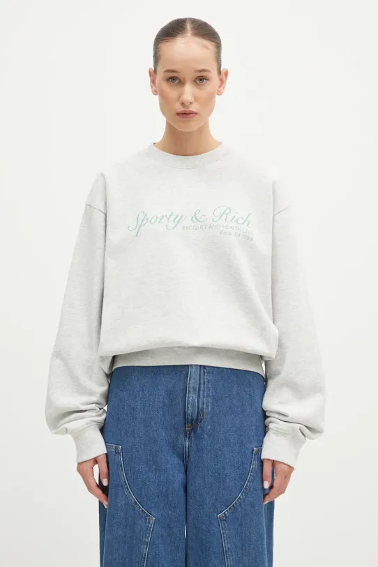 Кофта Sporty & Rich French інші сірий WS067S409FH