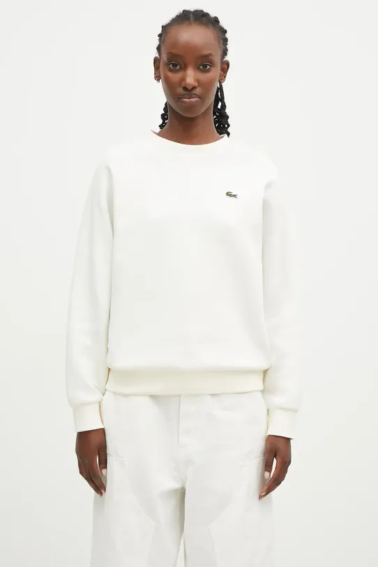 Lacoste bluză uni bej SF8347