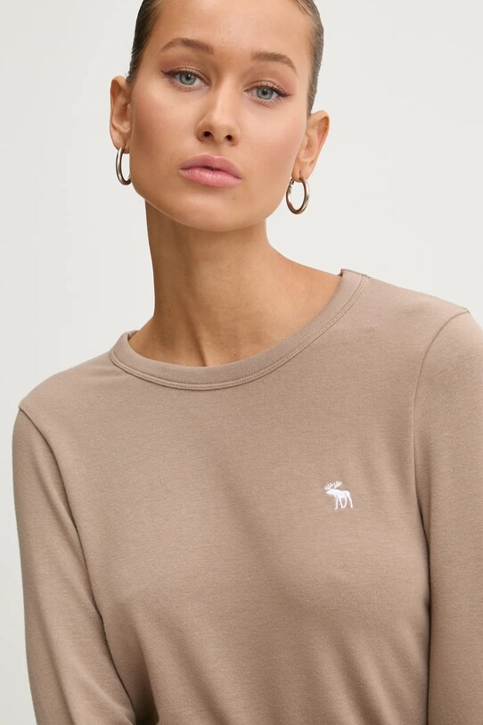 Abercrombie & Fitch longsleeve beżowy KI139.4833.410