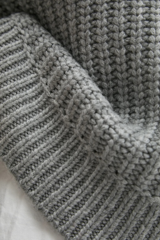 Abercrombie & Fitch sweter wełniany KI150.4372.112 szary