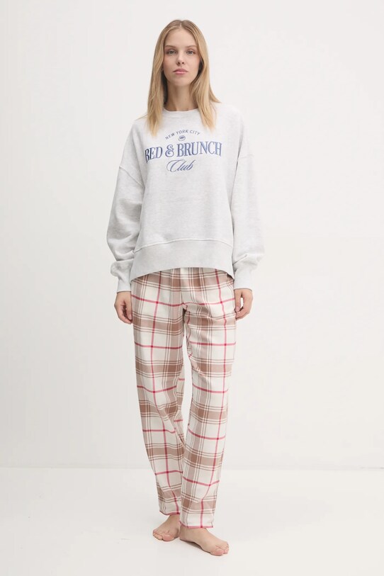 Abercrombie & Fitch bluza KI152.4049.112 szary AW24