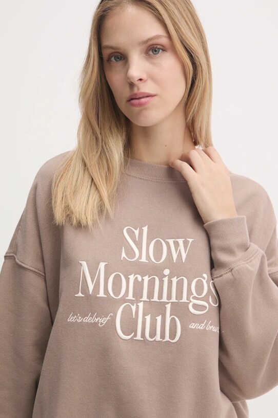 Abercrombie & Fitch bluza lounge beżowy KI152.4247.380