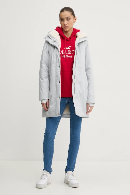 Mikina Hollister Co. KI352.4208.500 červená AW24