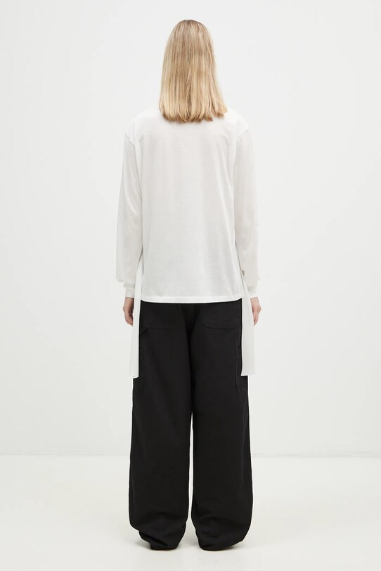 Ρούχα Βαμβακερή μπλούζα με μακριά μανίκια Undercover C/S UC2D1805 λευκό