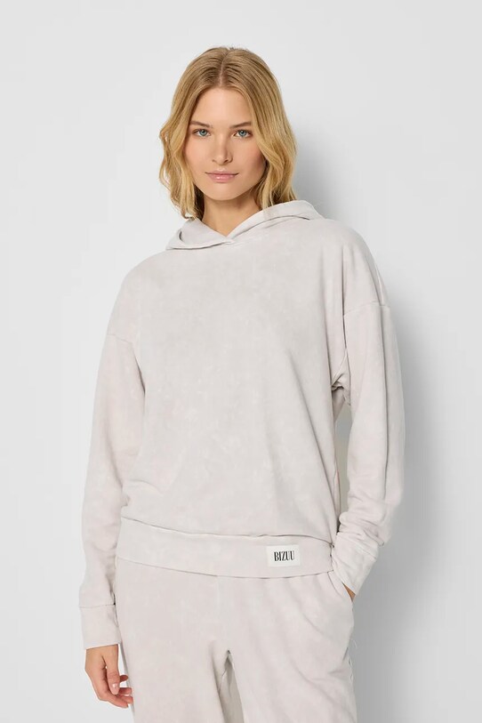 Bizuu bluza bawełniana MINDI MINDI.BEZOWY.AW24 beżowy AW24