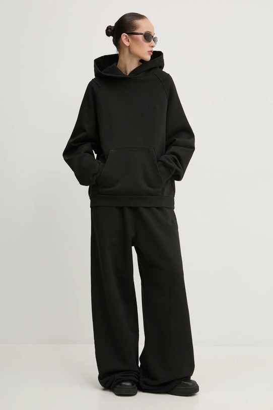 Бавовняна кофта K+LUSHA KLW55001TJF01PX чорний AW24